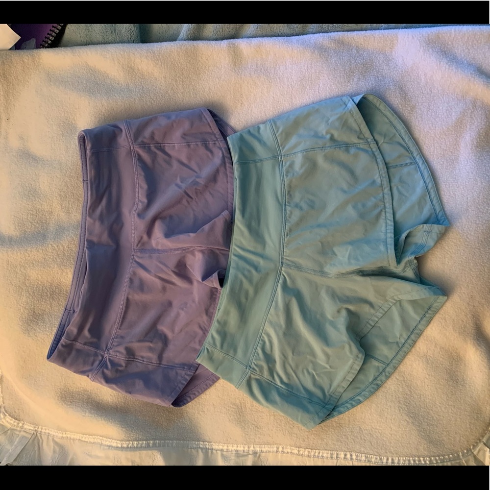 EUC bundle of two lululemon speed up shorts
